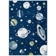 preview thumbnail 36 of 36, SAFAVIEH Carousel Kids Selvinaz Solar System Rug 4' x 6' - Navy/Ivory - Rectangle