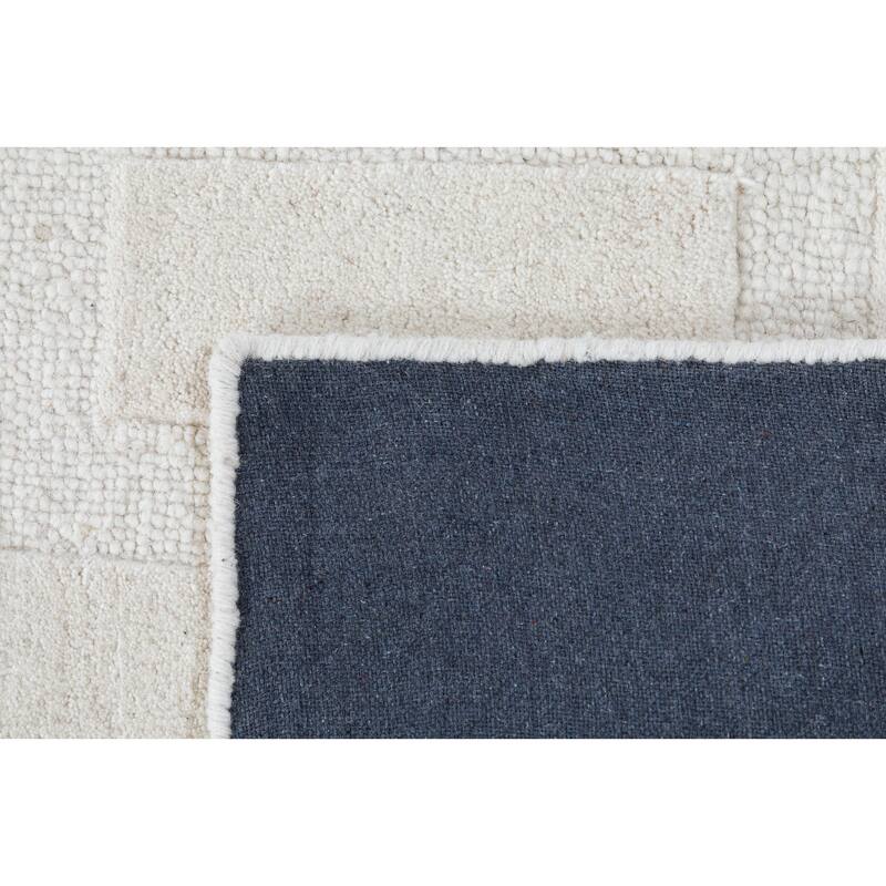 Terra by Obeetee Mid-Century Amara Ivory Rug