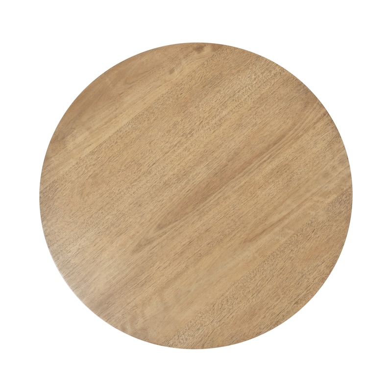 Kate and Laurel Foxford Round Wood Coffee Table