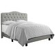 preview thumbnail 17 of 15, B1 Full Size Bed Frame - Beige Finish, Classic Home Decor Fit