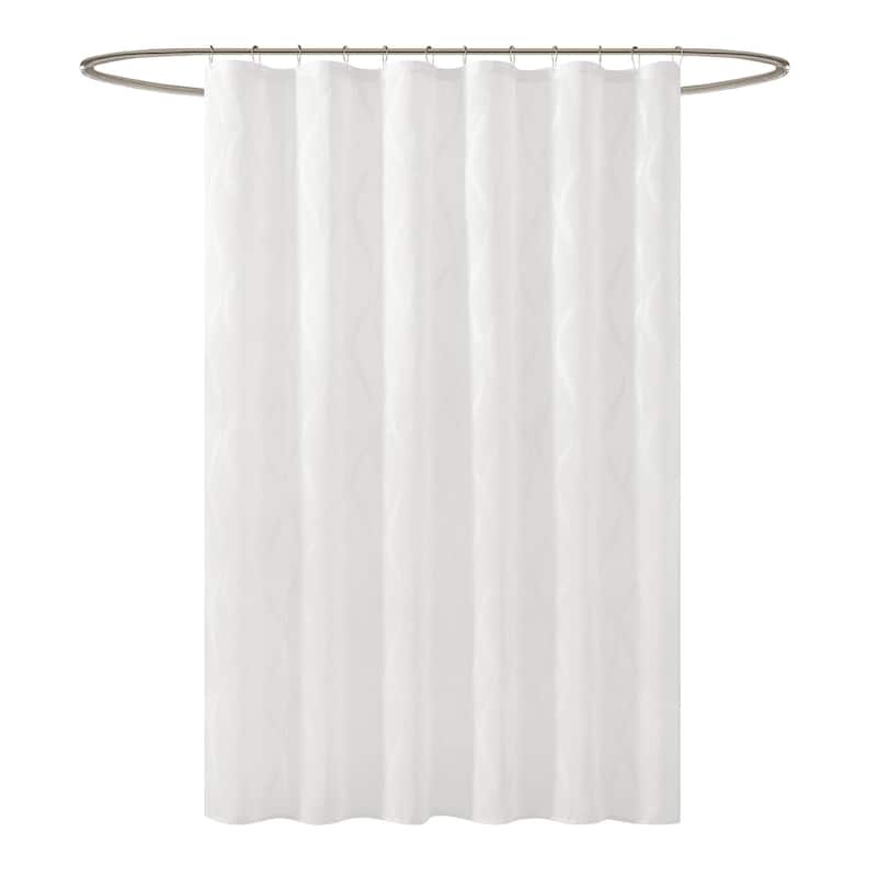 Madison Park Candice Sheer Shower Curtain