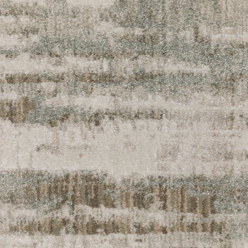 Melody Distressed Abstract Beige/ Blue Area Rug