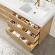 preview thumbnail 38 of 77, Hohhot Bath Vanity with Integrated Stone Sink Top without Mirror