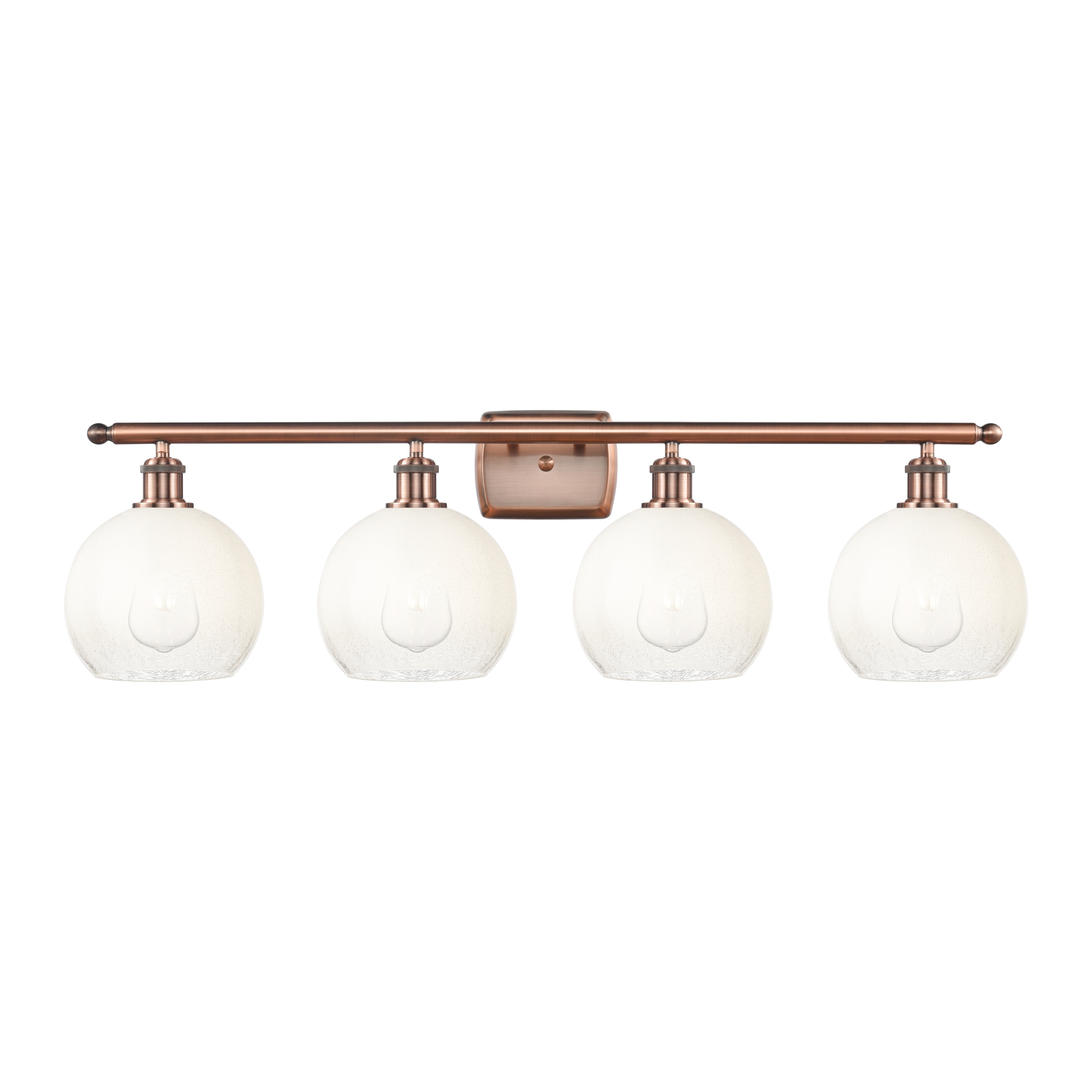 Innovations Lighting Endless Possibilities Ballston - Brookhaven Globe - 4 Light 38" Bath Vanity Light