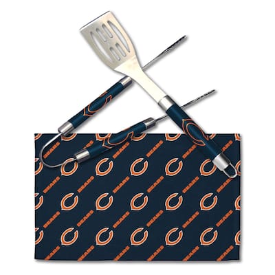 NFL Chicago Bears 3 Piece BBQ Utensil Set - N/A