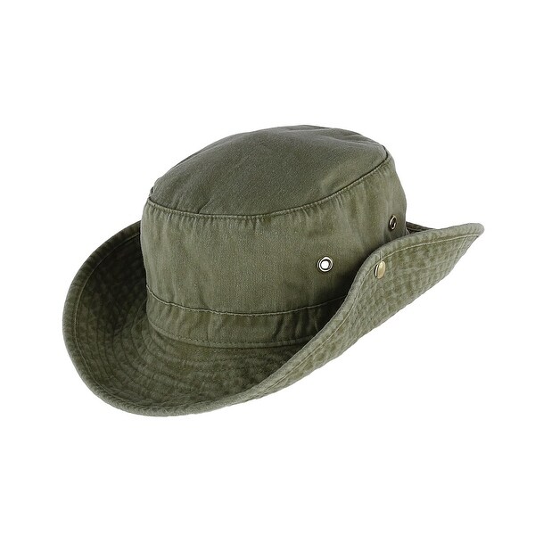 bucket hat with snaps