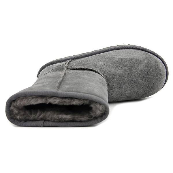 Shop Ugg Australia Kids Classic Youth Round Toe Suede Gray Winter