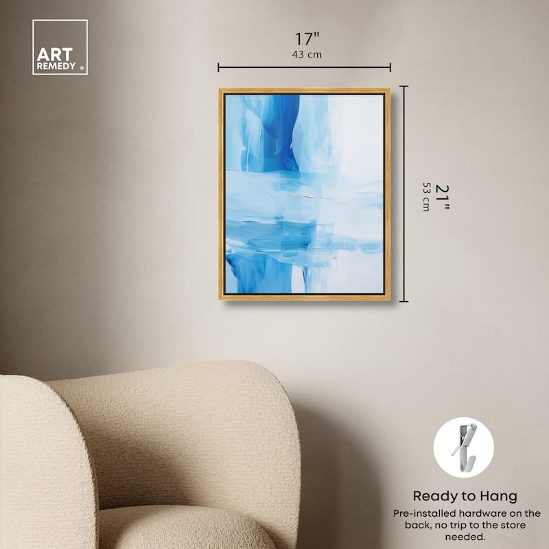 Seraphic Blues II Canvas by Art Remedy