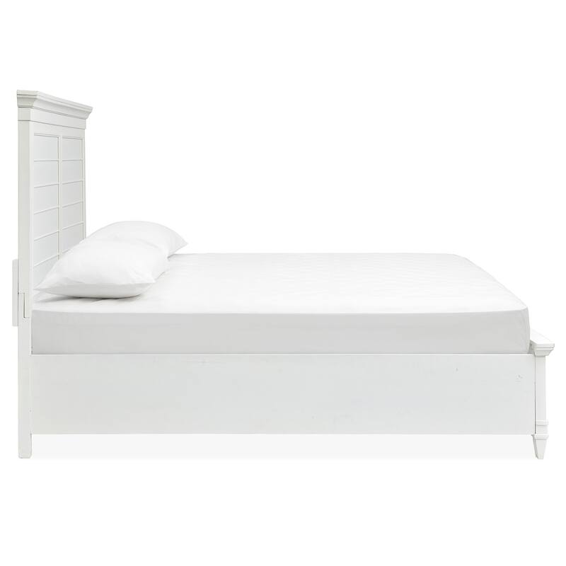 Magnussen Home Charleston White Dove Panel Bed