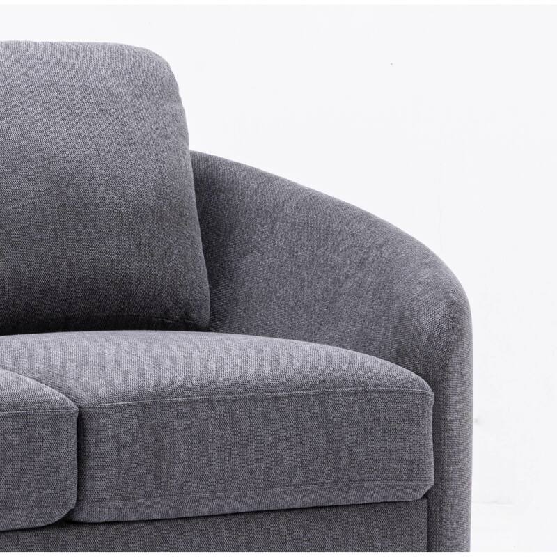 Stylish and Comfortable Linen Loveseat for Modern Living Spaces