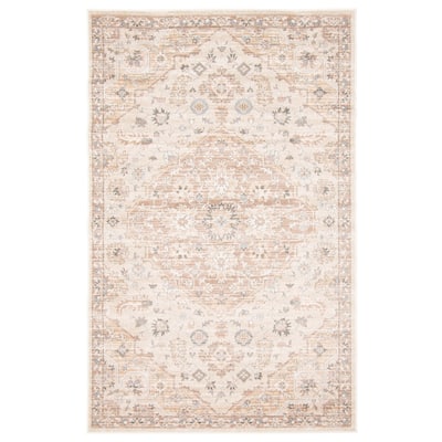 ECARPETGALLERY Machine Woven Arden Beige Area Rug