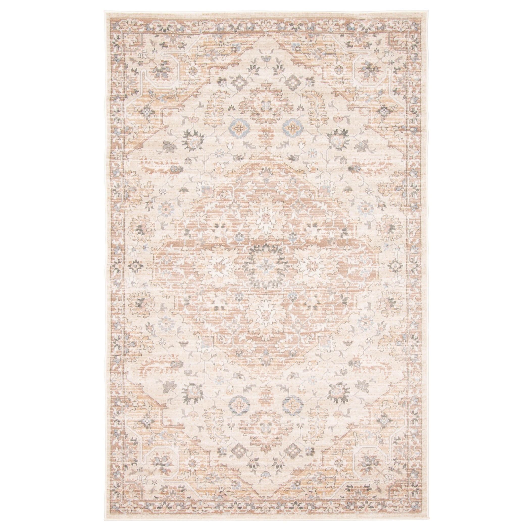 ECARPETGALLERY Machine Woven Arden Beige Area Rug