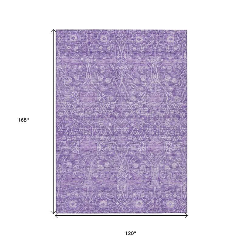 HomeRoots Floral Transitional Rectangle Outdoor Rug