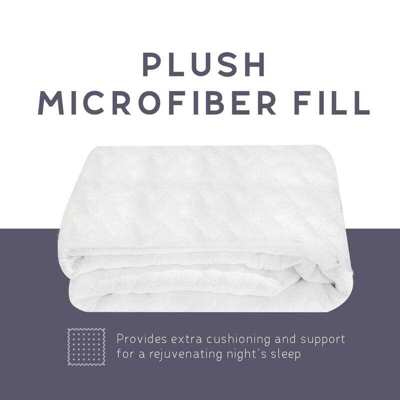 Lincove Quilted Fitted Elastic Mattress Protector - Breathable Braided Texture, Bed Topper, Covers up to 16" Deep, 100% Cotton