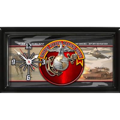 Usmc Clock - The Few The Proud