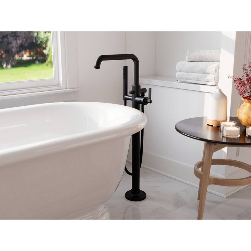Pfister LG6-1WN Winter Park Floor Mounted Tub Filler with Built-In