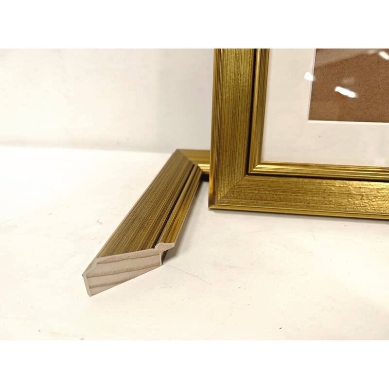 Solid Wood Picture Frame - Replaceable Canvas Art Frame with Organic Glass, Elegant Framed Wall Decor for Living Room