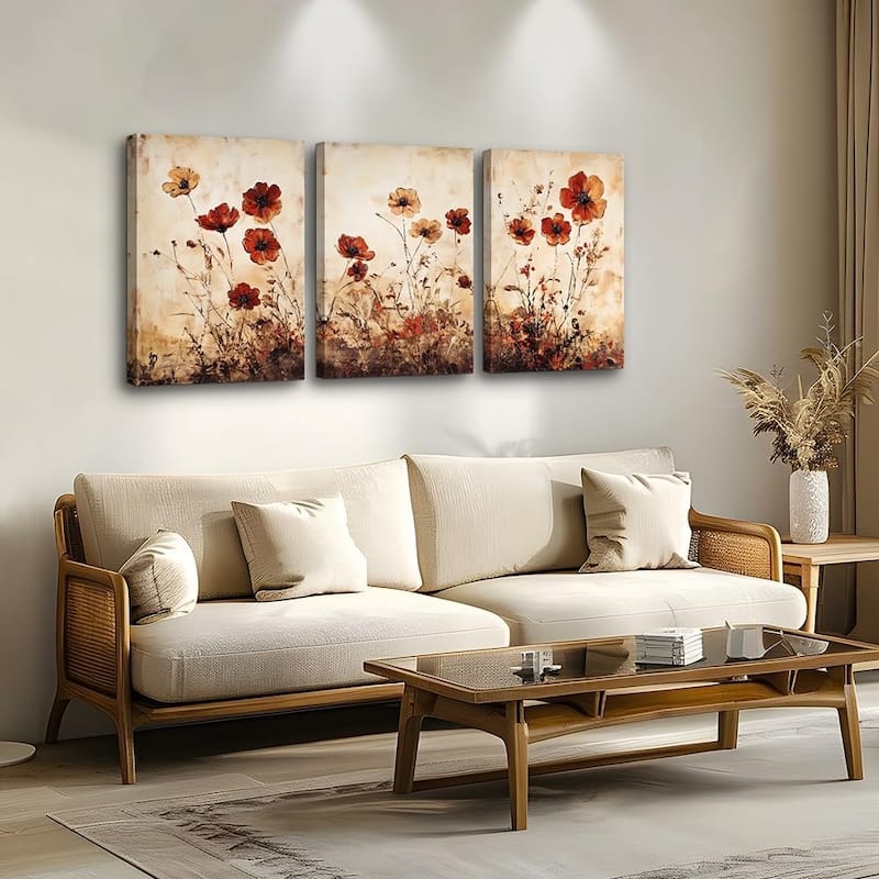 Wall Pictures Flowers Watercolour Paintings Modern Aesthetic