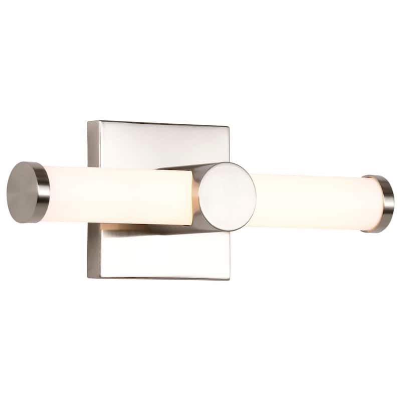 Bowman 12 Inch LED Vanity Brushed Nickel Acrylic Lens - Brushed Nickel