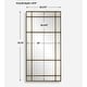 preview thumbnail 7 of 5, Uttermost Spurgeon Gold Window Mirror - 79.75"H x 39.375"W x 1.875"D