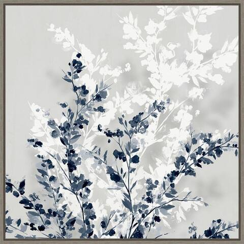 Blue Spring II by Isabelle Z Framed Canvas Art - 22 x 22-inch