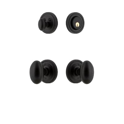 Ageless Iron Loch - Rustic Cast Iron Single Cylinder Keyed Entry
