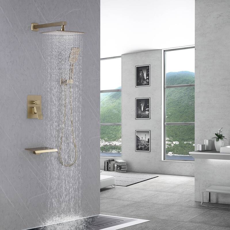 Pressure Balanced Tub And Shower Faucet With Rough-In Valve