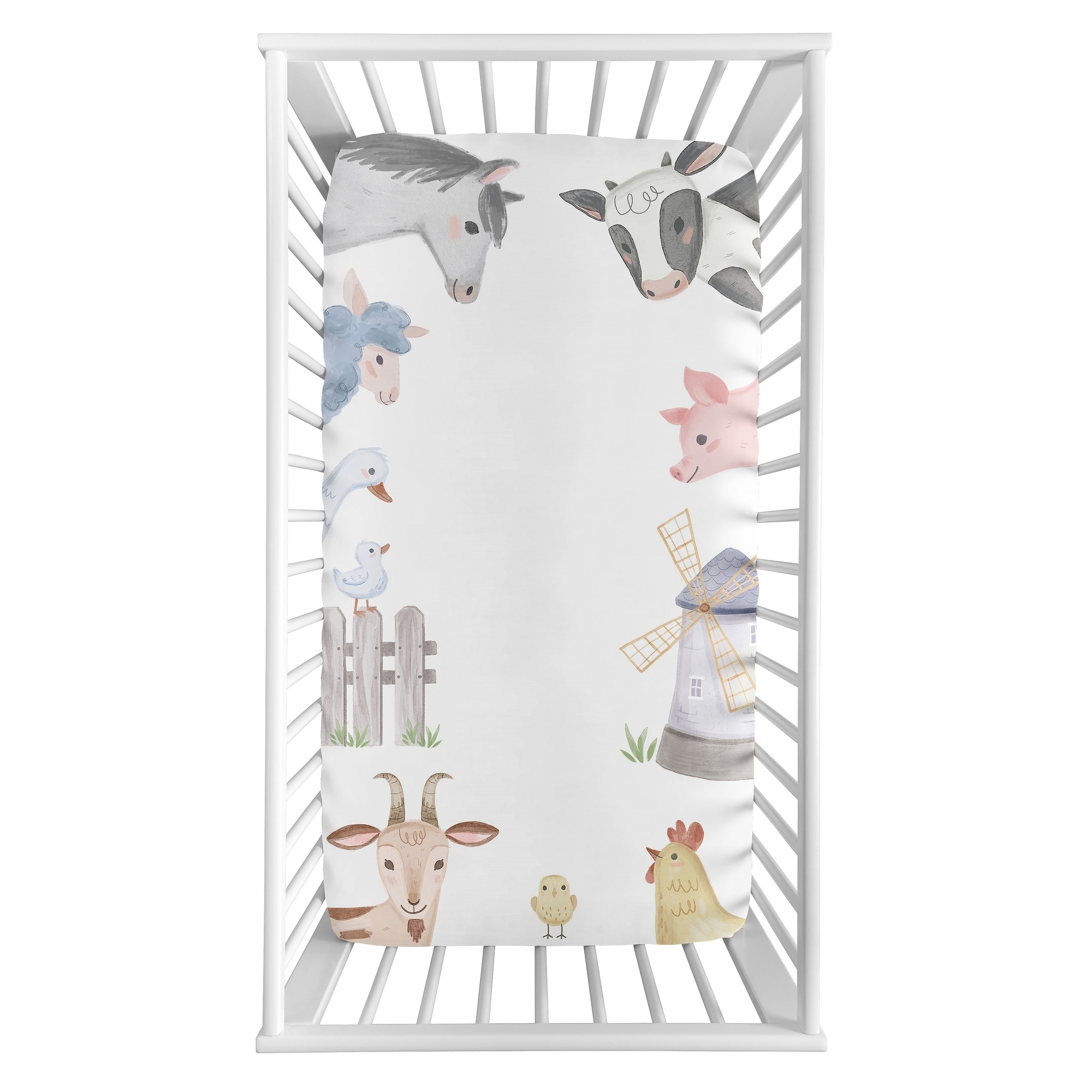 cow crib sheet