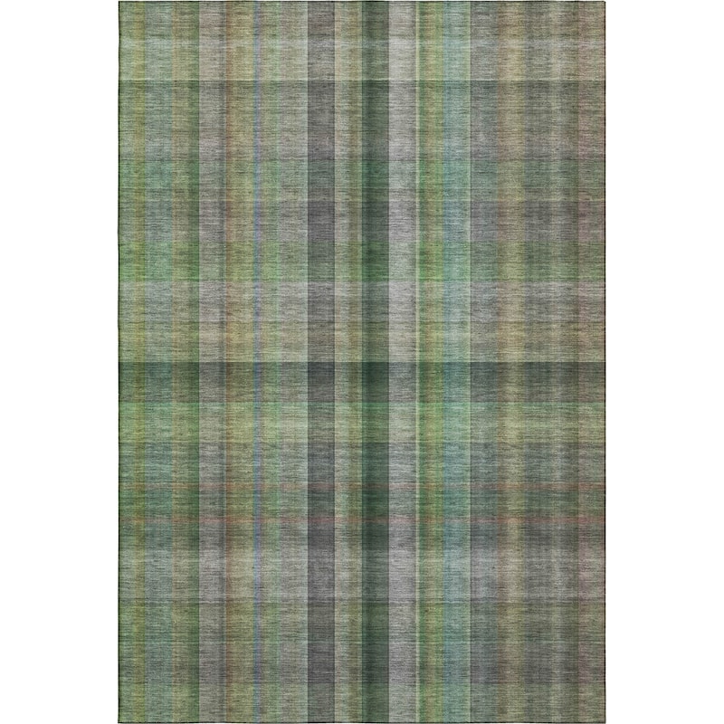 Premium Washable Super Soft Plaid Mayfield Rug