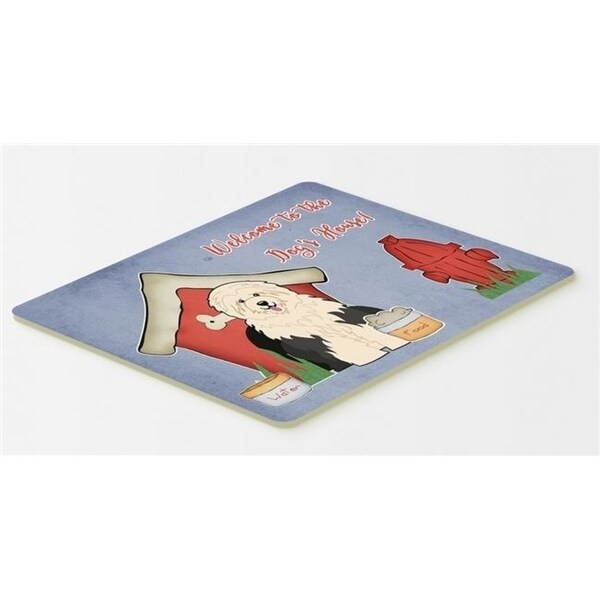 Carolines Treasures BB2850CMT Dog House Collection Old English Sheepdog Kitchen or Bath Mat 20 x 30