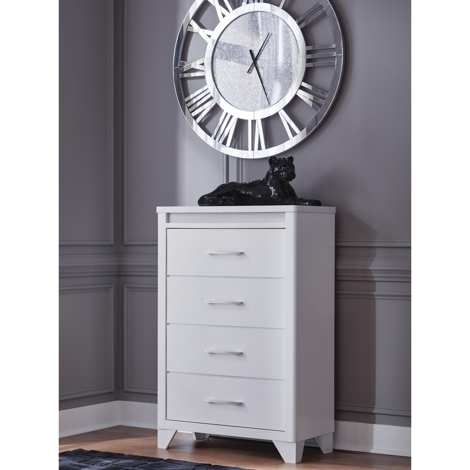 Signature Design by Ashley Stenluxe White Chest of Drawers