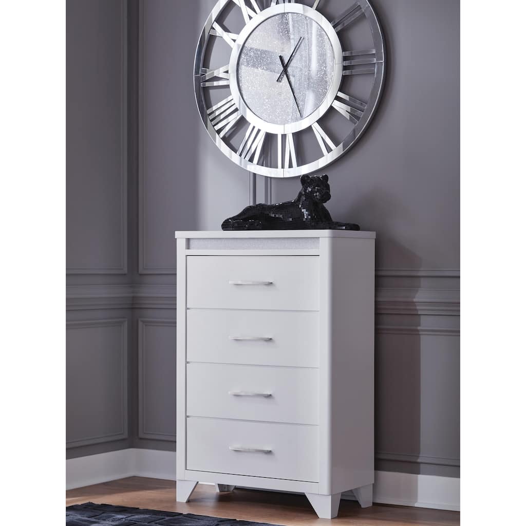 Signature Design by Ashley Stenluxe White Chest of Drawers