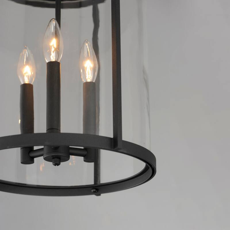 Maxim 30069 Belfry 3 Light 13" Wide Semi-flush Outdoor Ceiling Fixture