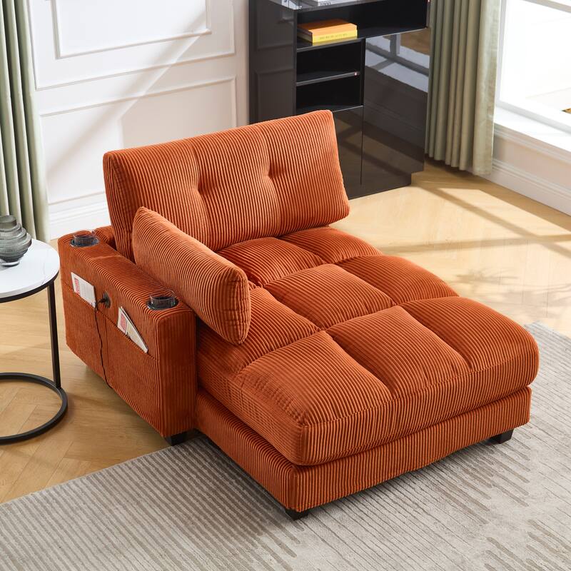 Sleeper Sofa Couch Bed,Oversized Chaise Lounge Chair Cozy Cloud Couch
