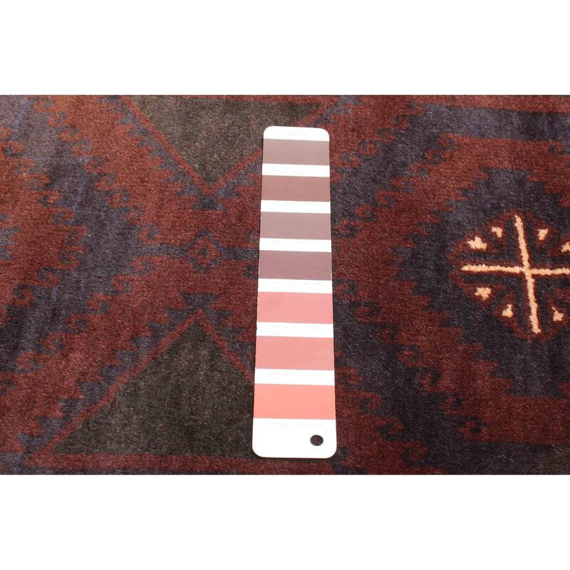 ECARPETGALLERY Hand-knotted Teimani Dark Brown Wool Rug - 2'11 x 4'8