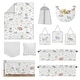 preview thumbnail 2 of 4, Farm Animals Collection Boy or Girl 11-piece Nursery Crib Bedding Set - Watercolor Farmhouse Lattice Horse Cow Sheep Pig