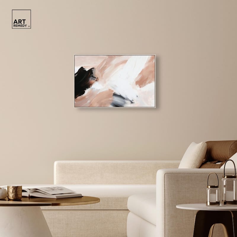 Swirls of Cream I Canvas by Art Remedy