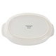 preview thumbnail 4 of 3, 2.5 Quart Oval Stoneware Casserole in White