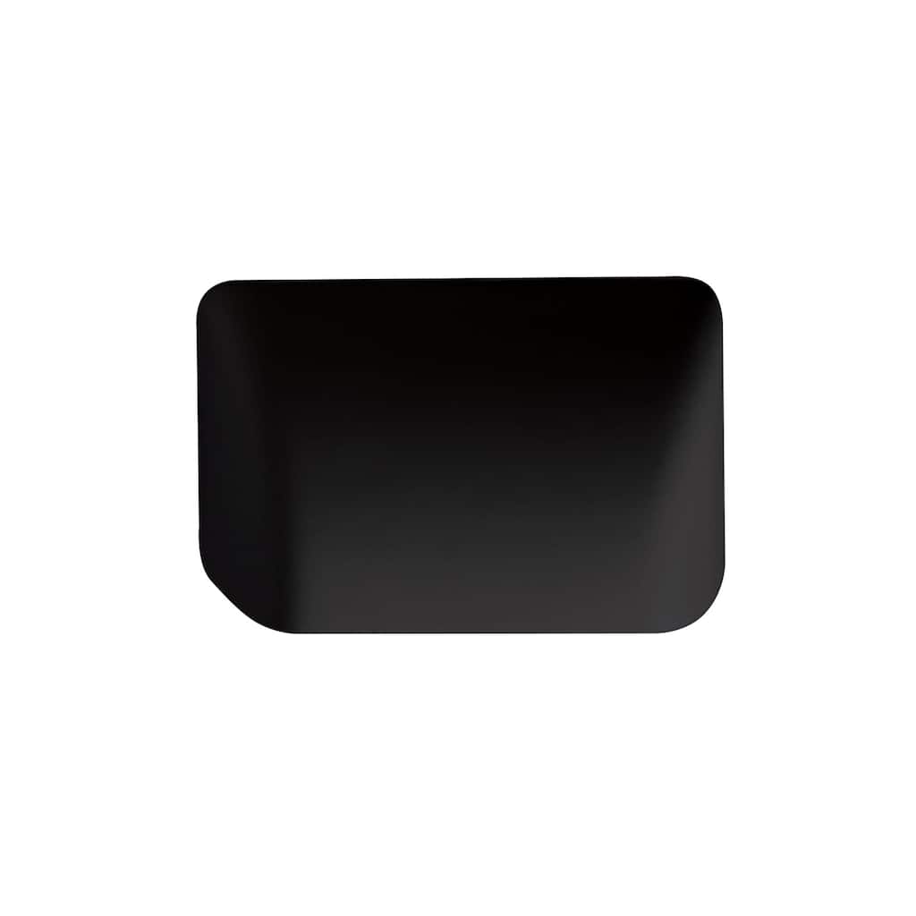Justice Design Group Ambiance Carbon Matte Black Small Scoop Outdoor Downlight Wall Sconce