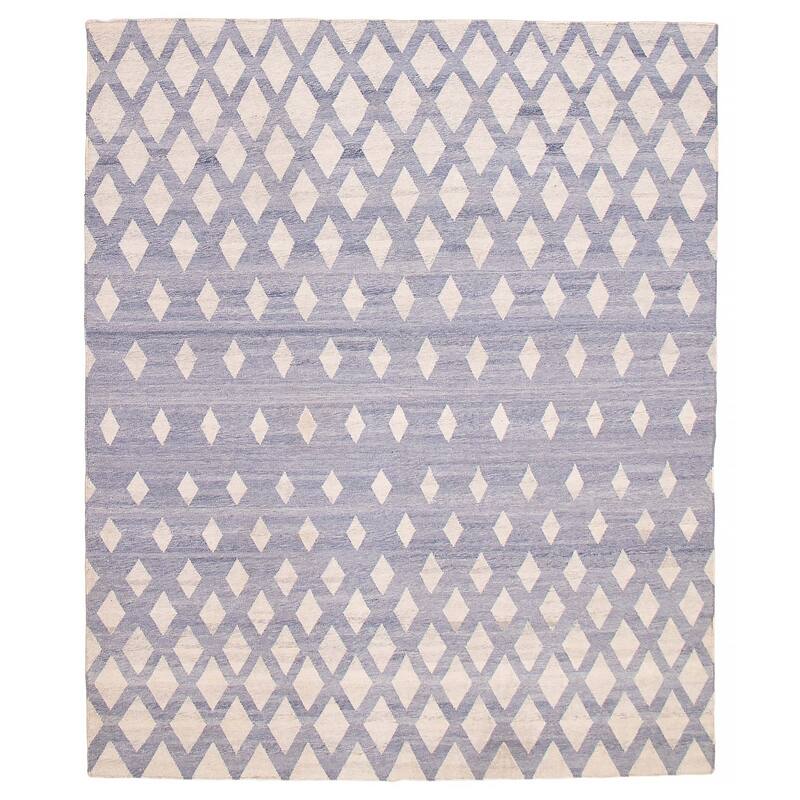 Ankara FW Slate Blue Kilim 8'0" x 9'9" - 8'0 x 9'9 - Slate Blue - 8'0 x 9'9