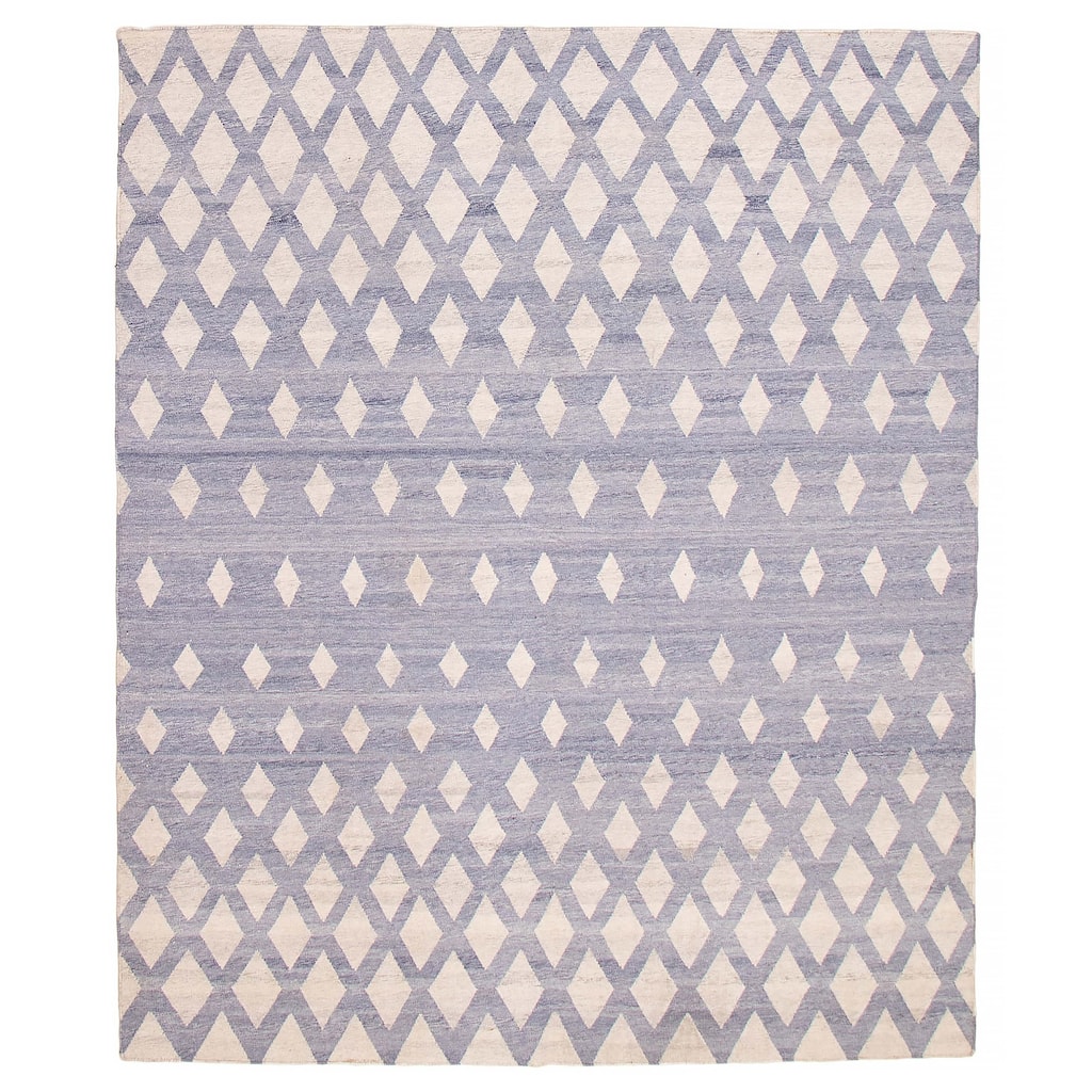 Ankara FW Slate Blue Kilim 8'0" x 9'9" - 8'0 x 9'9