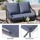preview thumbnail 4 of 128, 21 W x 22 D in. Deep Seat Outdoor Cushion Set by Crestlive Products
