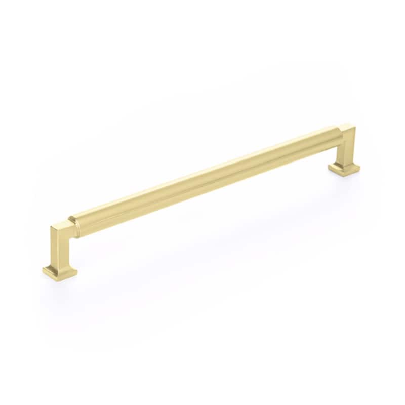 Schaub and Company 480 Haniburton 10" Center to Center Modern - Satin Brass
