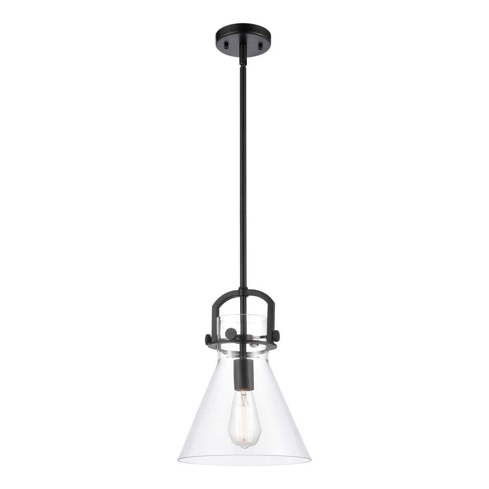 Innovations Lighting Downtown Urban - Newton Cone - 1 Light 10" Stem Hung Arched-Frame Mini Pendant