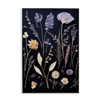 Stupell Various Sprigs on Black Wall Plaque Art Design By Heidi Kuntz
