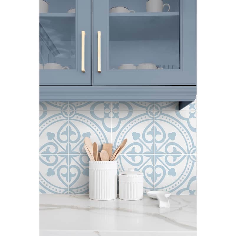 Luxe Haven Villa Mar Tile Peel and Stick Wallpaper