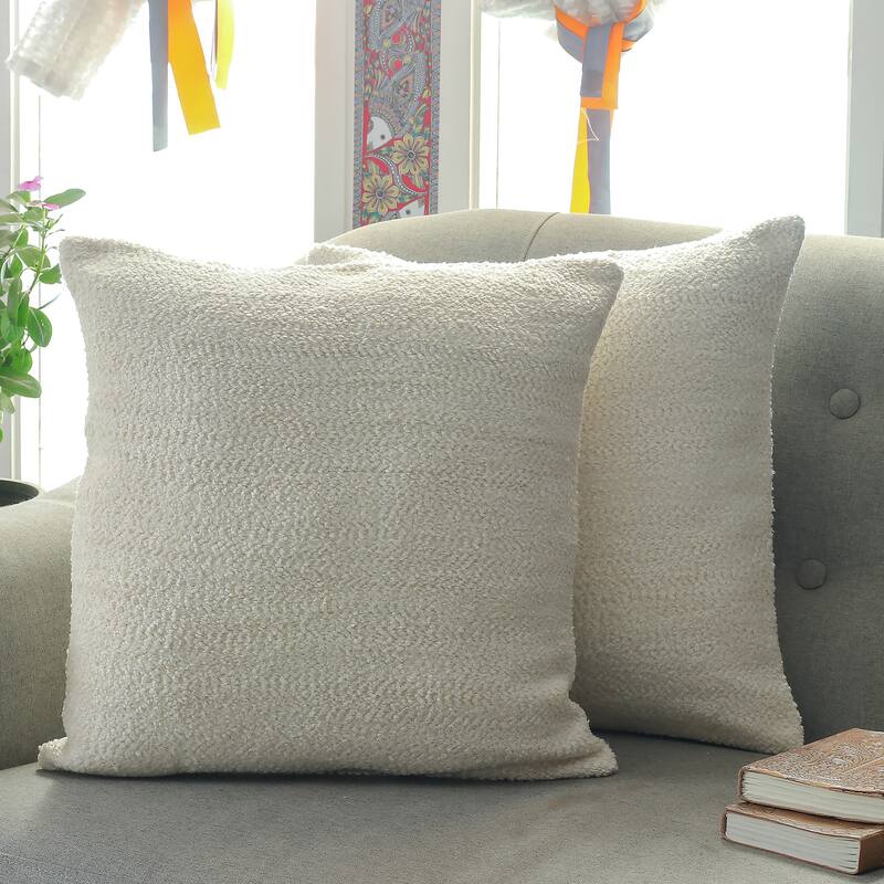 Novica Handmade Soft Caress Viscose And Cotton Blend Cushion Covers (Pair)