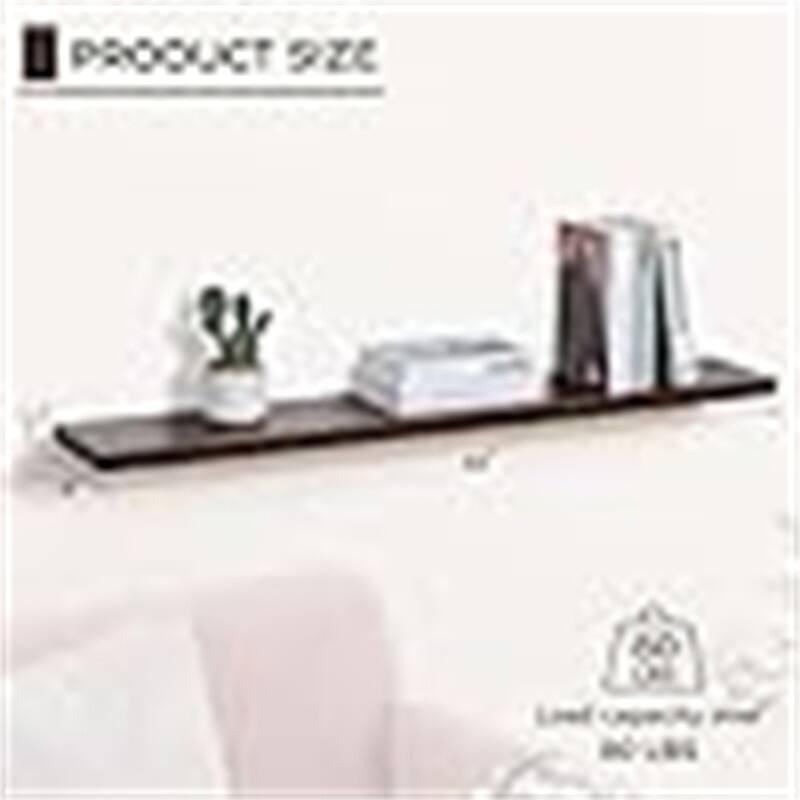 Floating Shelves - 8"D x 48"W x 1.2"H