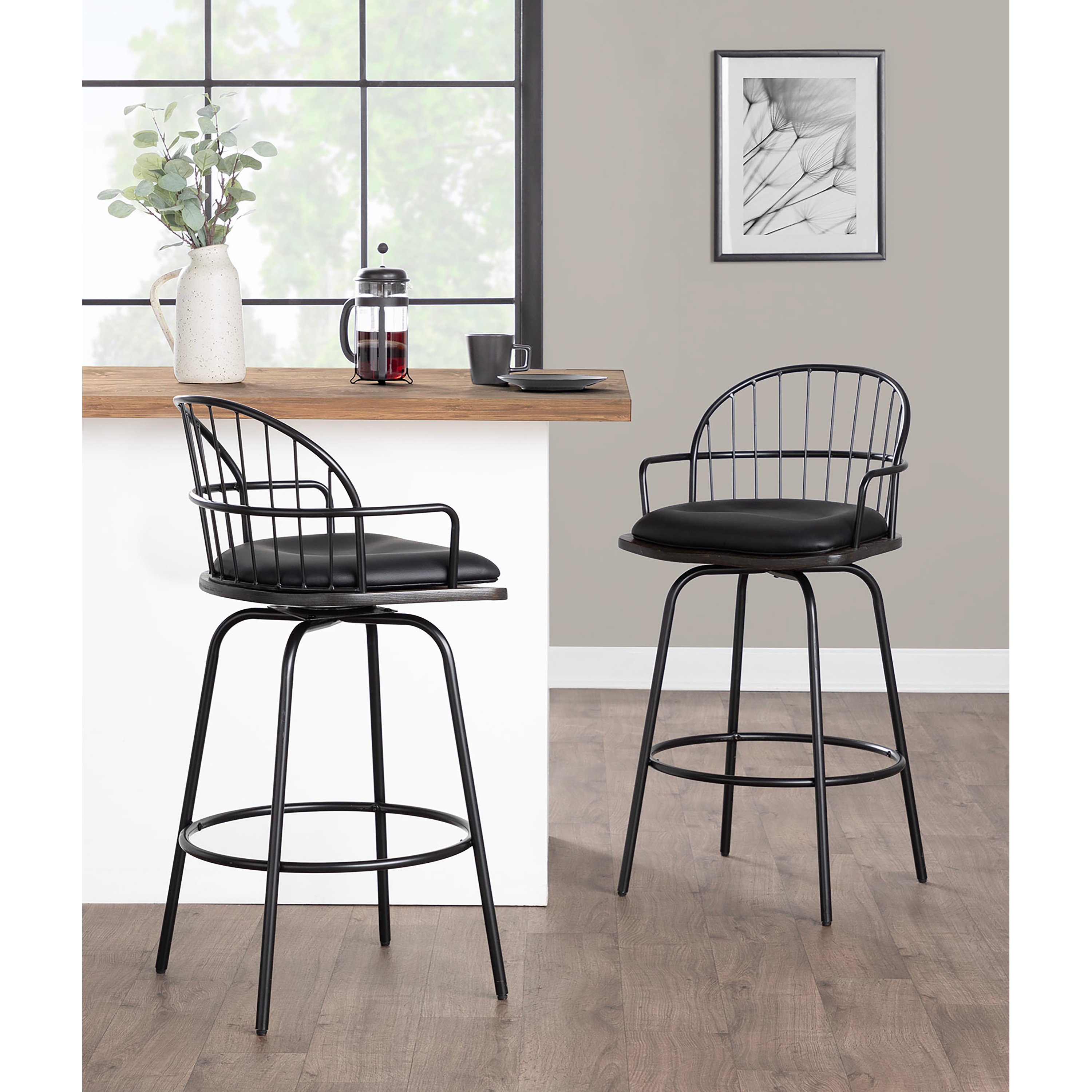 Carbon loft galotti shop industrial counter stools