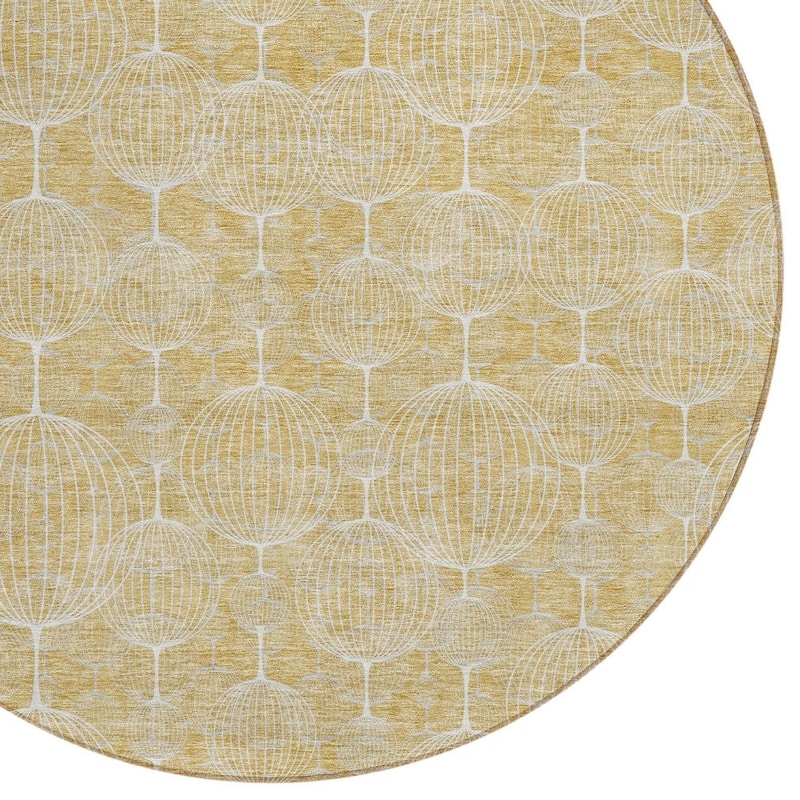 HomeRoots Geometric Transitional Rectangle Outdoor Rug